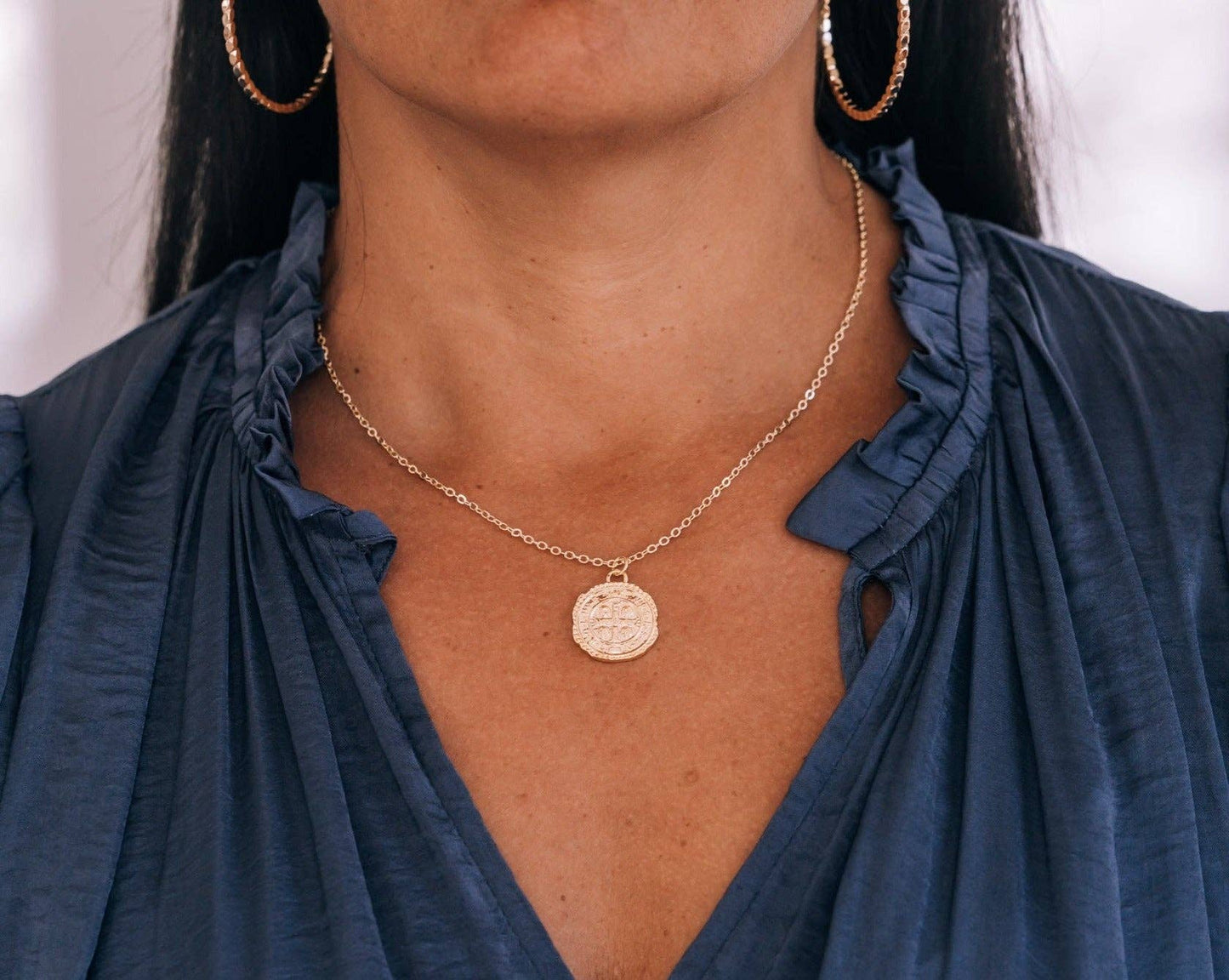 Grace Necklace - Timeless Collection: Mother-of-Pearl Mary