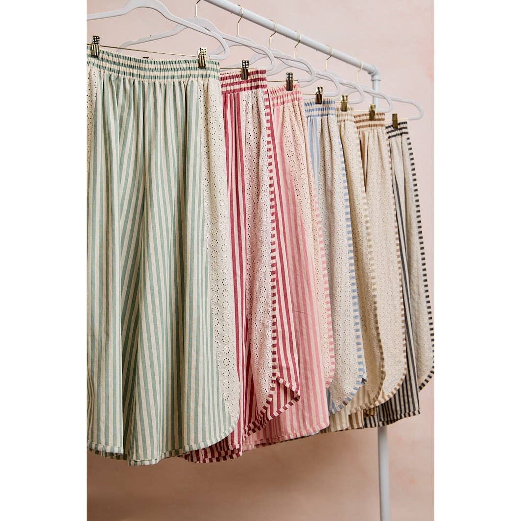 Blushing Into Fall Wide Leg Pants