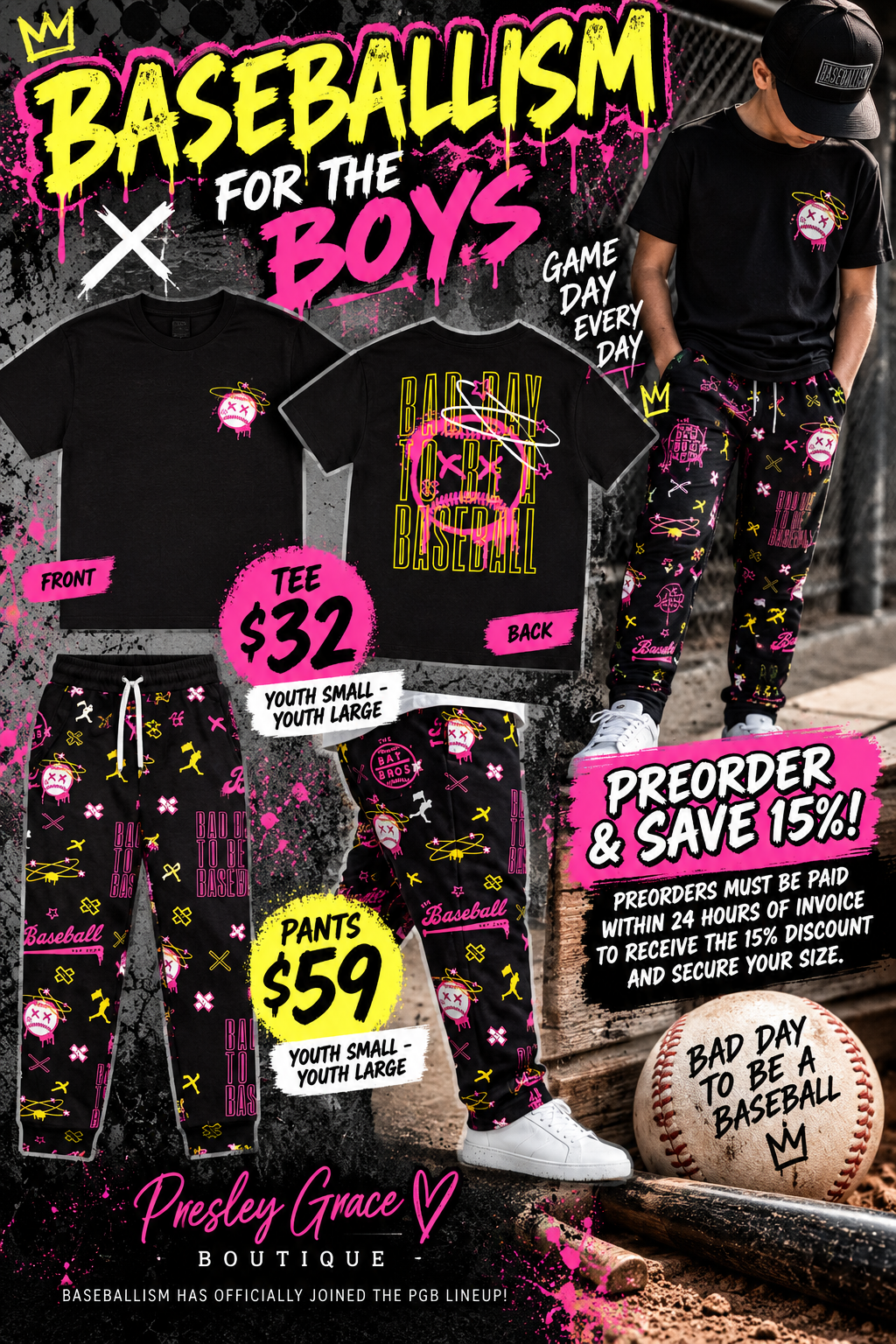 Baseball Bat Bro Tee