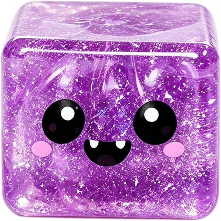 Halloween Horror Cube Slow Rising Stress Relief Squeeze Toy: Eyes
