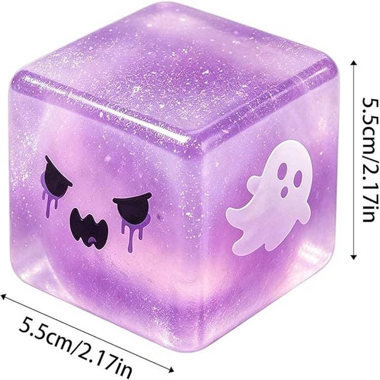 Halloween Horror Cube Slow Rising Stress Relief Squeeze Toy: Eyes
