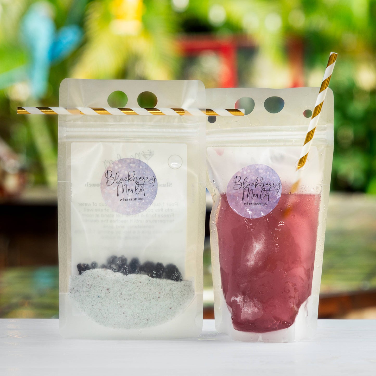 Slush Cocktail Pouches: Skinny Raspberry Lemonade