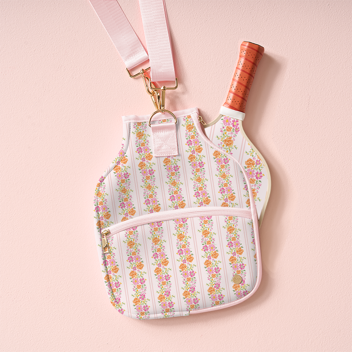 Pickleball Paddle Case-Petal Parade Pink