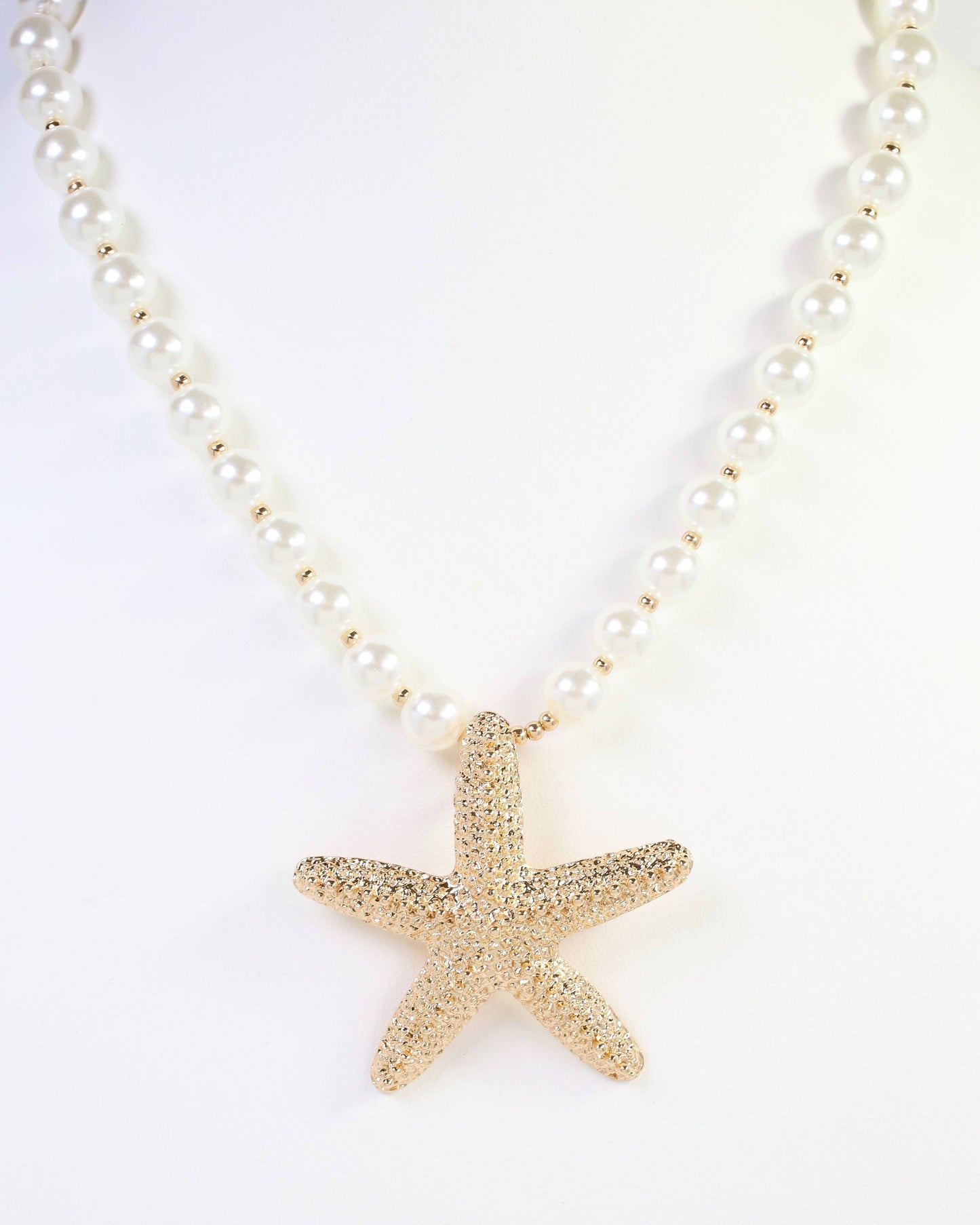 Grand Rapids Starfish Pendant Necklace Pearl: Default