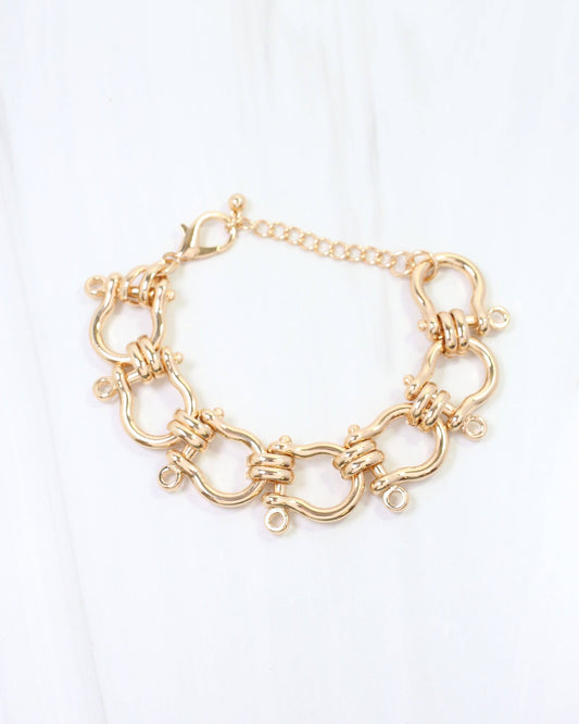 Cannady Horsebit Bracelet WR Gold: Pre Order