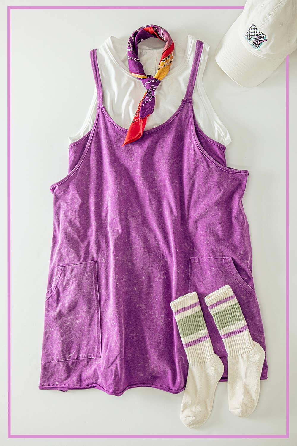 The Berry Beautiful Dress
 with Shorts Inside 