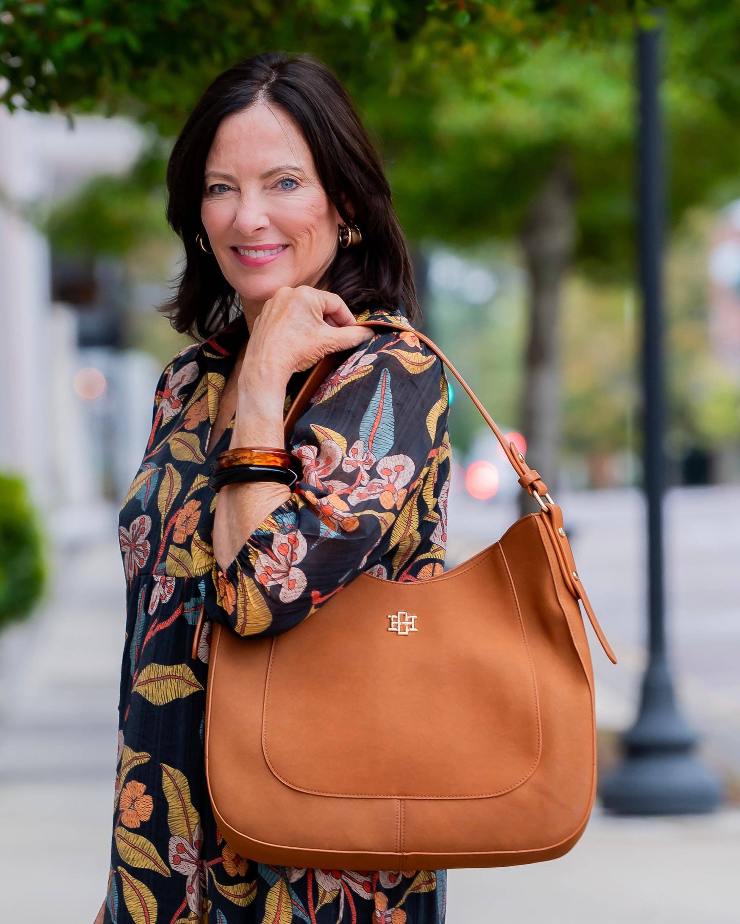 Hadlee Hobo Bag Saddle