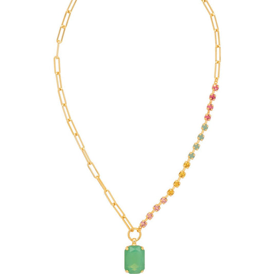 Iris Asymmetrical Pendant Necklace