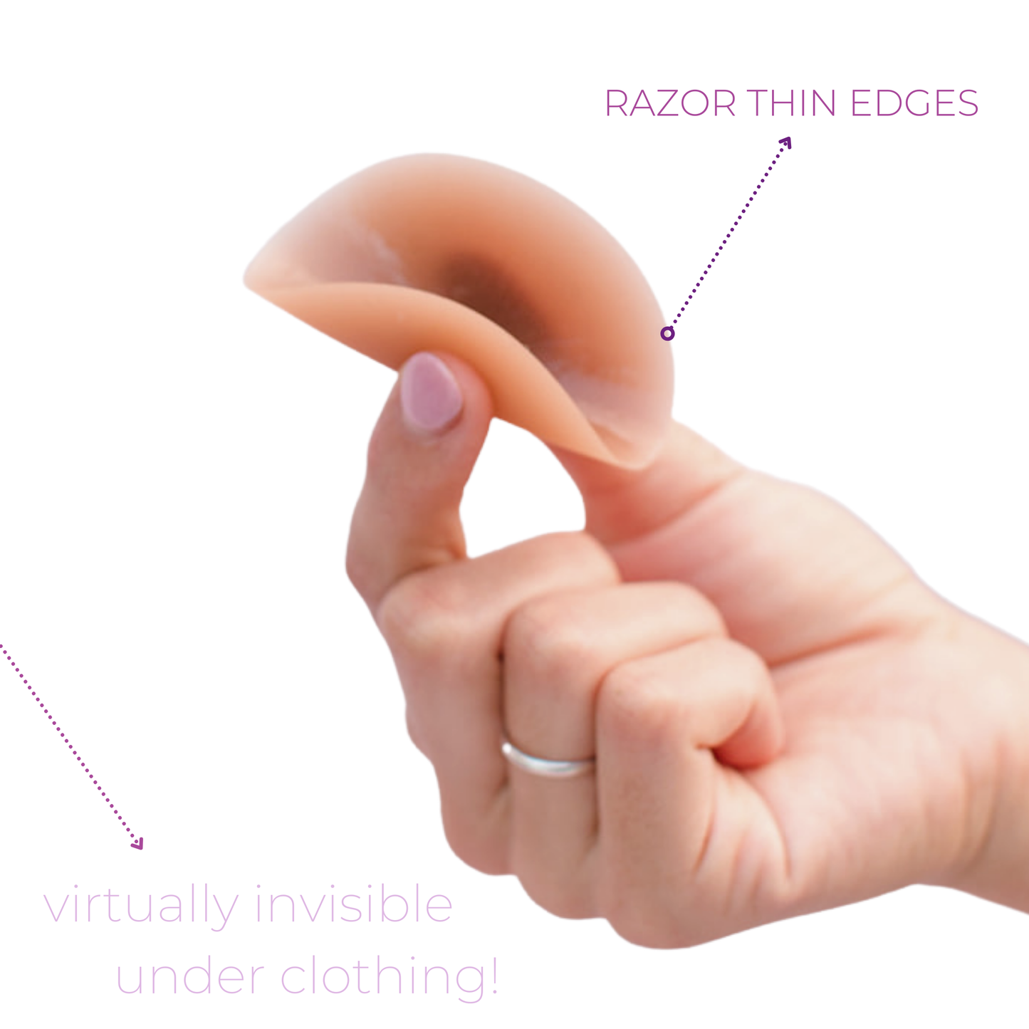 6cm Nipple Covers: Light Tint