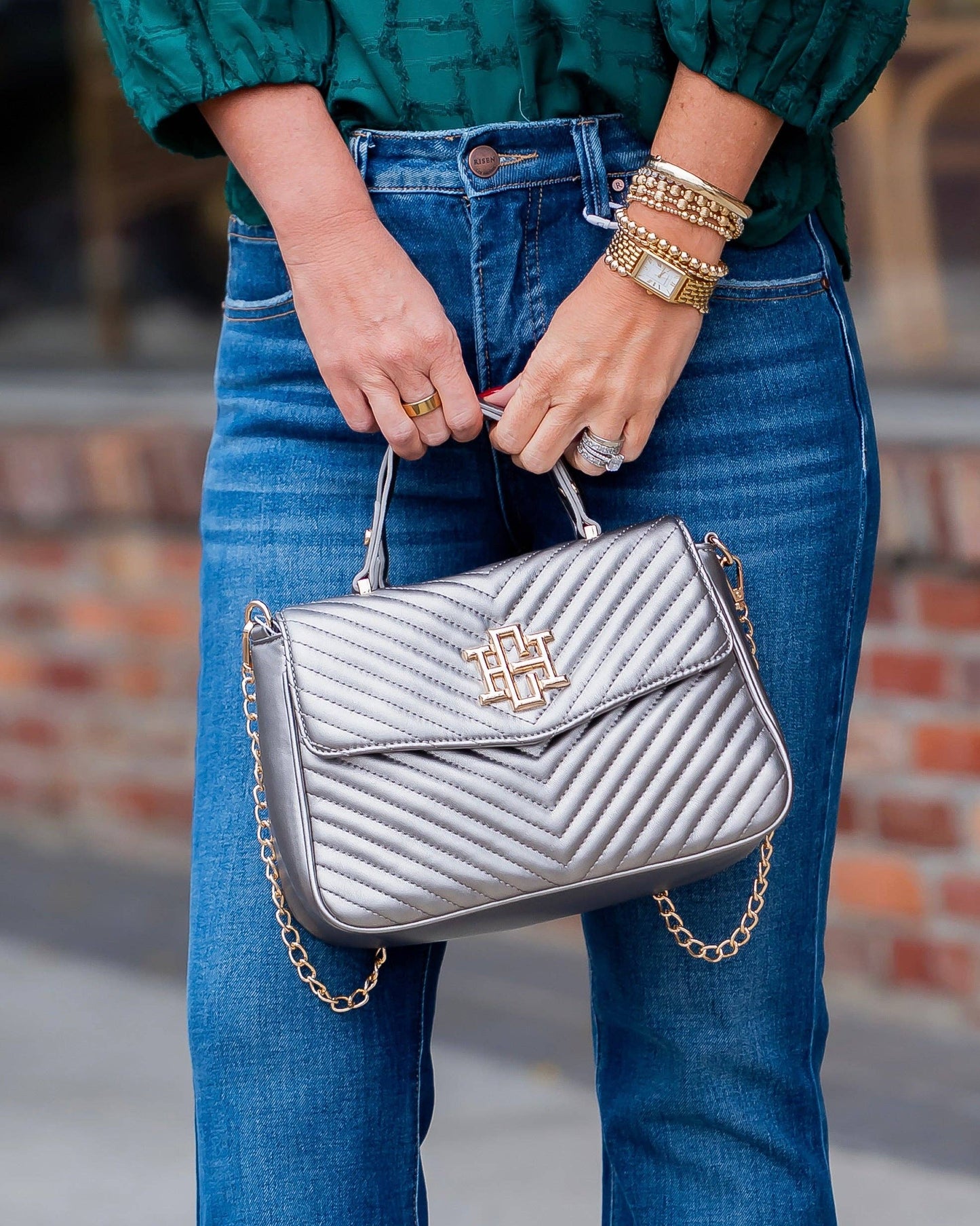 Sinclair Quilted Crossbody Black Pearl VQ: Default