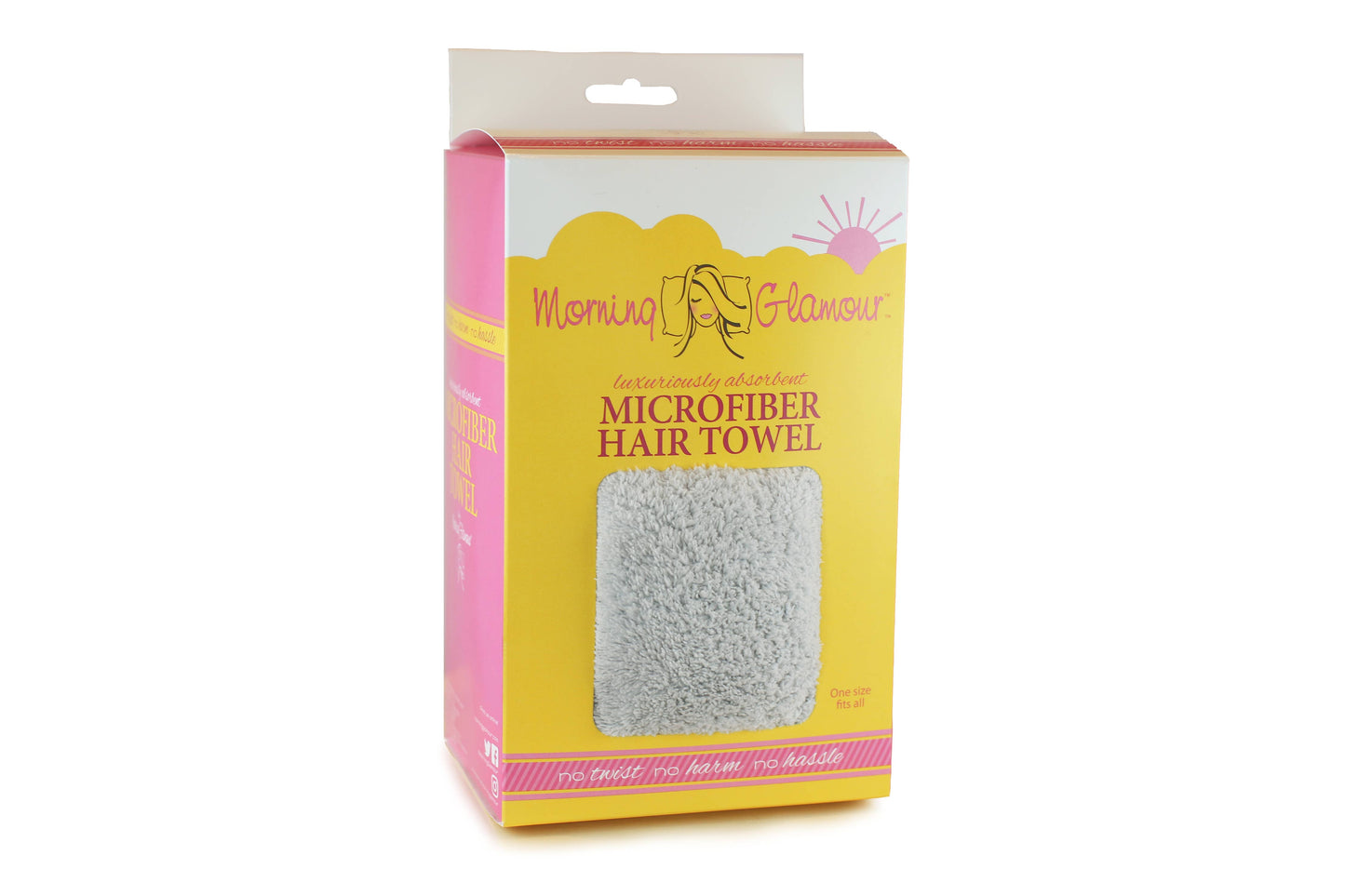 The Patented Microfiber Salon Hair Towel: White
