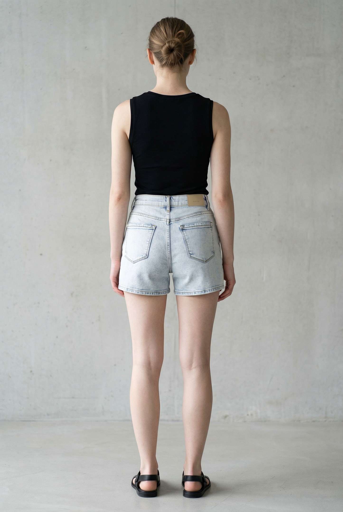 Artemis Vintage" HYBRID STYLE " HIGH RISE MIDI SHORTS: M