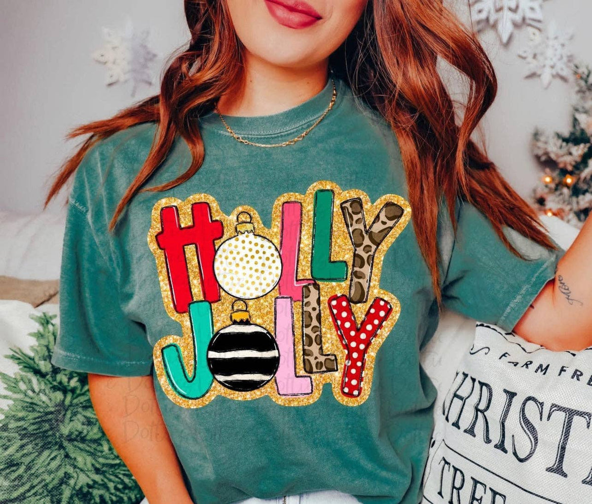 Comfort Color Holly Jolly