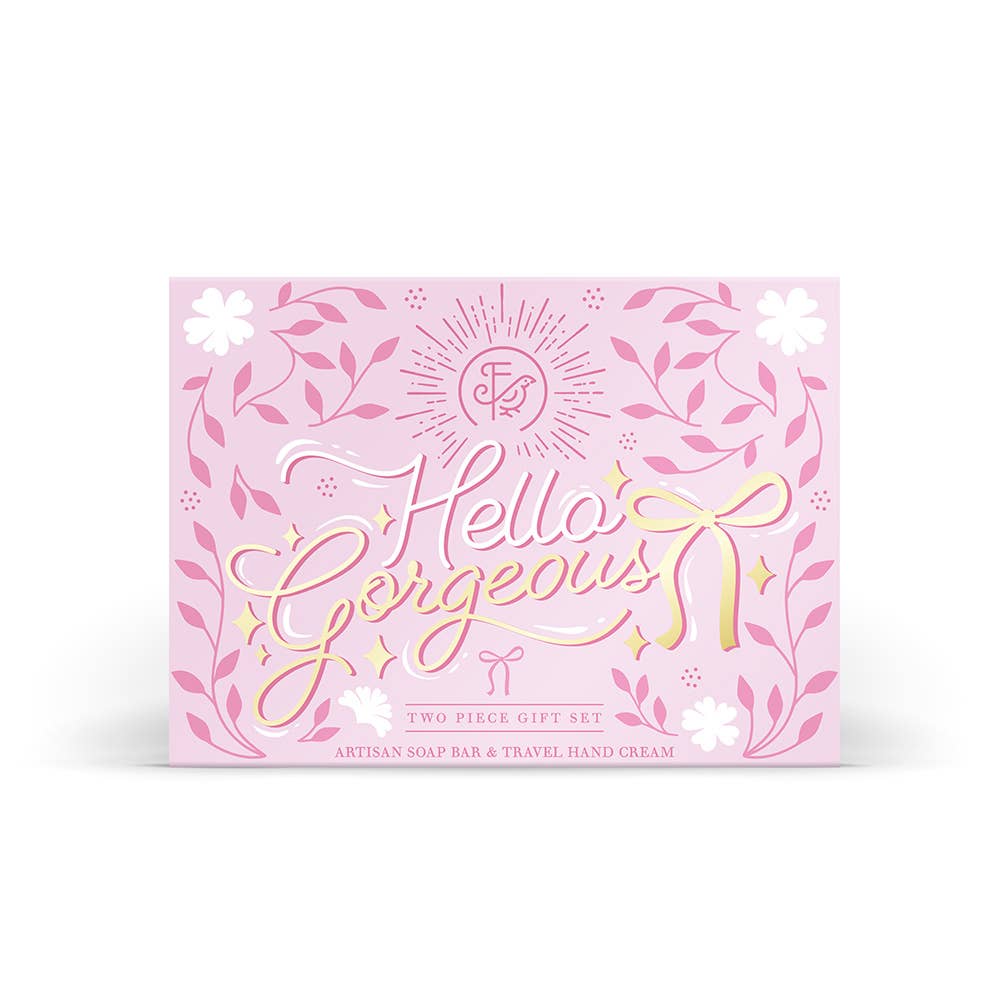 Hello Gorgeous 2 Pc Bath & Body Gift Set
