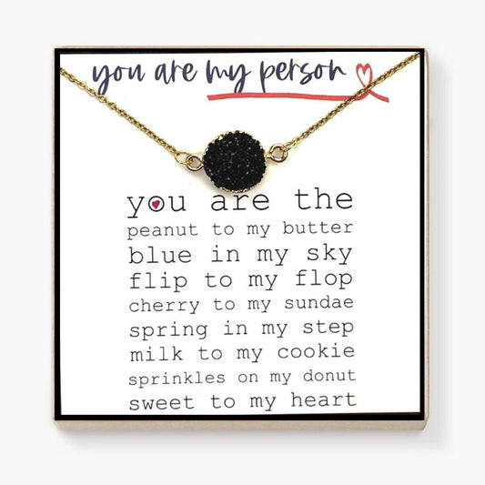 Christmas gift for girlfriend, Christmas gift for wife, Thoughtful gifts for girlfriend, Unique gift for girlfriend, You're my person gifts: Aqua