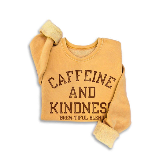 Caffeine And Kindness Crewneck