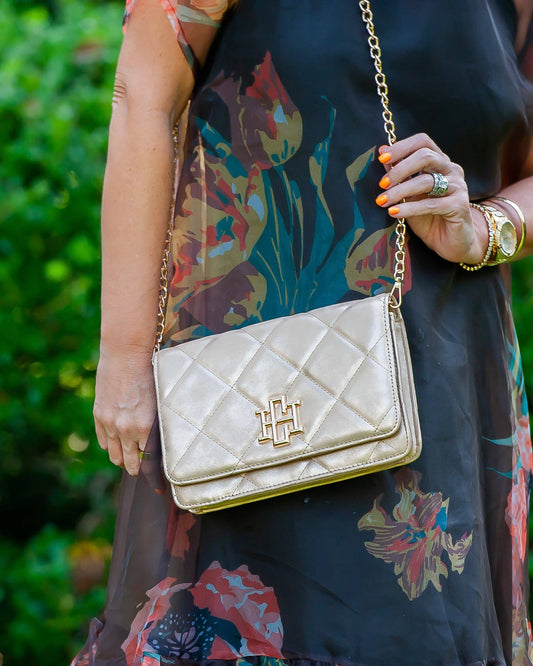 Bryn Clutch/Crossbody Gold Shimmer LD: Default