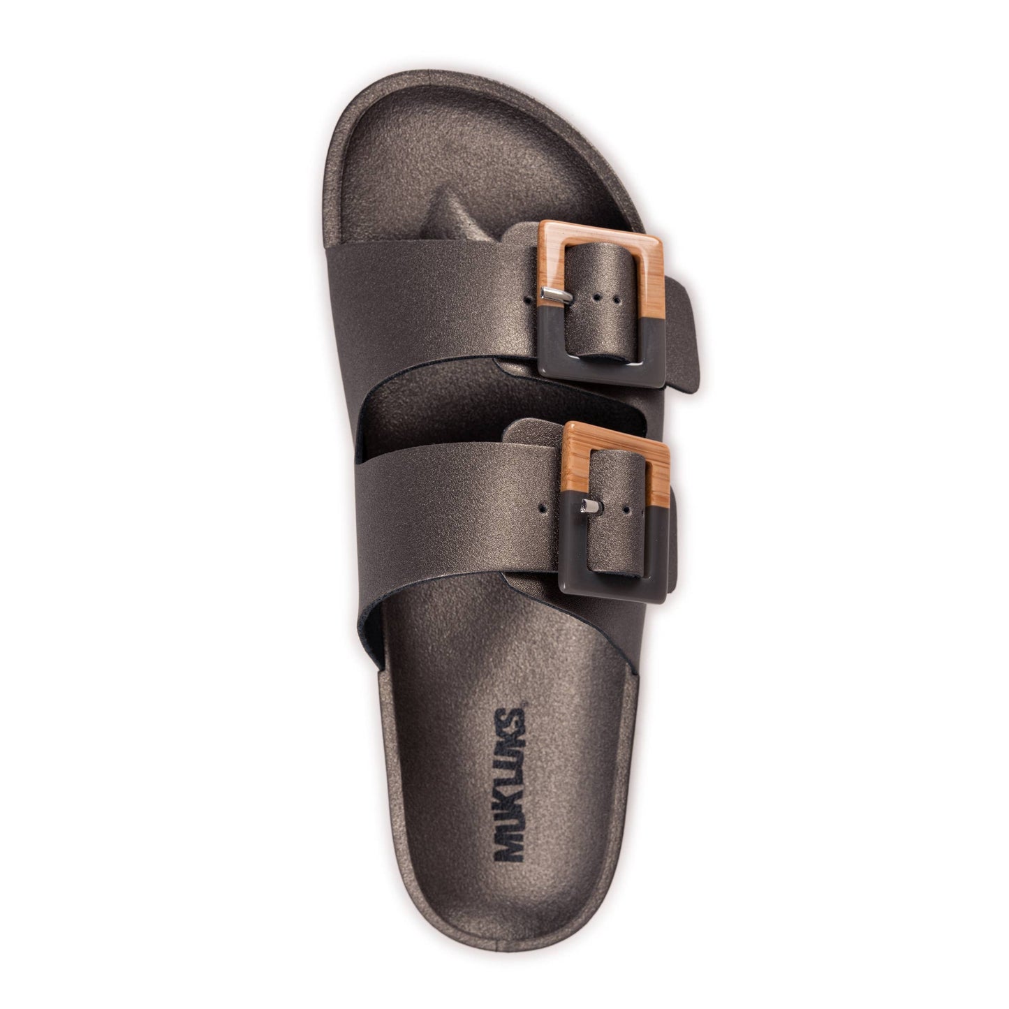 Muk Luks Women's Grand Cayman Sandal: Pewter