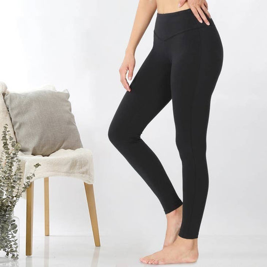 Tummy control waistband leggings