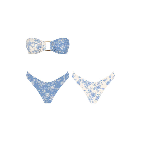 Bora Bikini Set: BLUWHT / S-M-L(3-2-1)