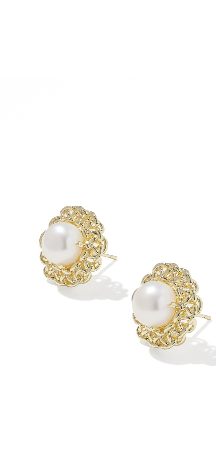 KS-Gabriella Pearl Stud Earrings