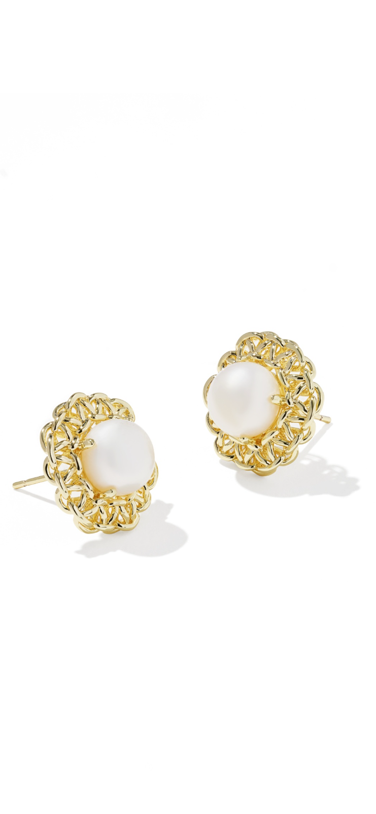 KS-Gabriella Pearl Stud Earrings