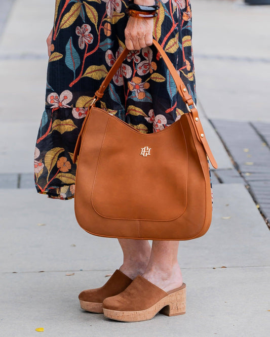 Hadlee Hobo Bag Saddle
