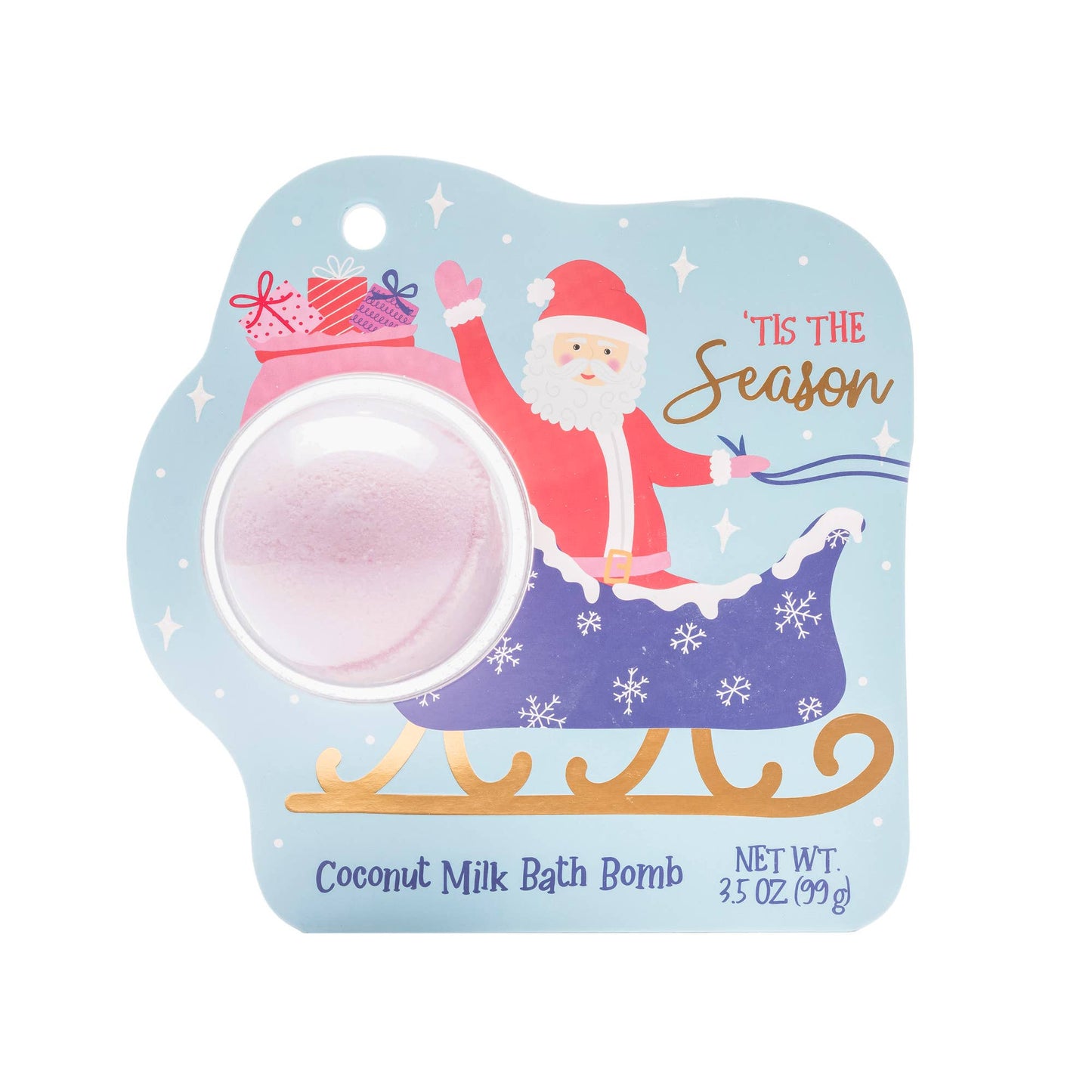 Santa Claus Christmas Clamshell Bath Bomb - Tis The Season