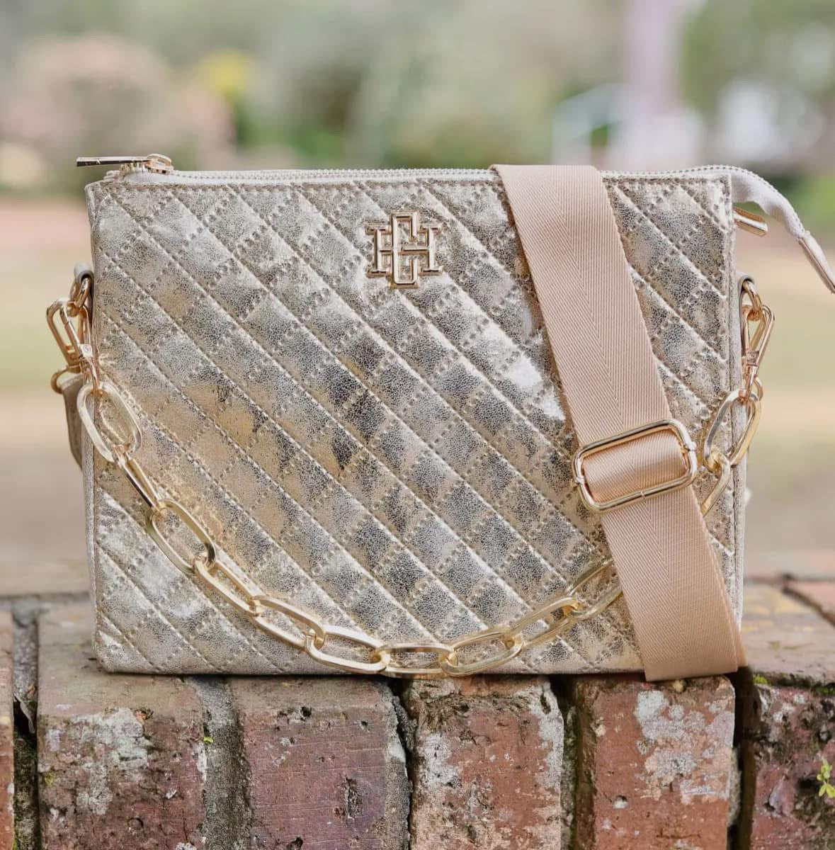 Caroline Hill Champagne Ariana Crossbody