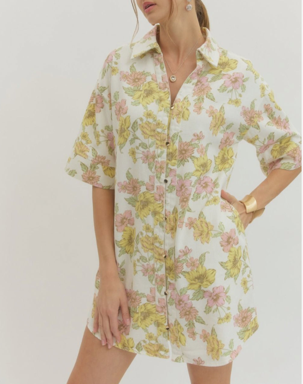 ENTRO Floral Dress