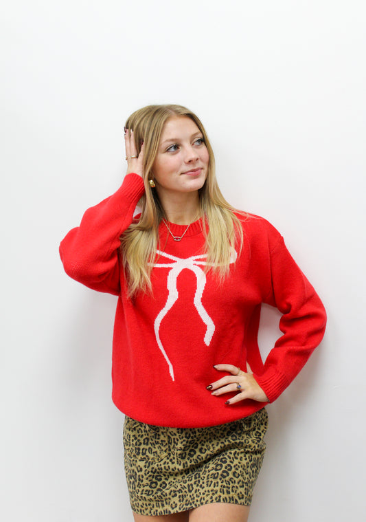 Bow Knit Sweater