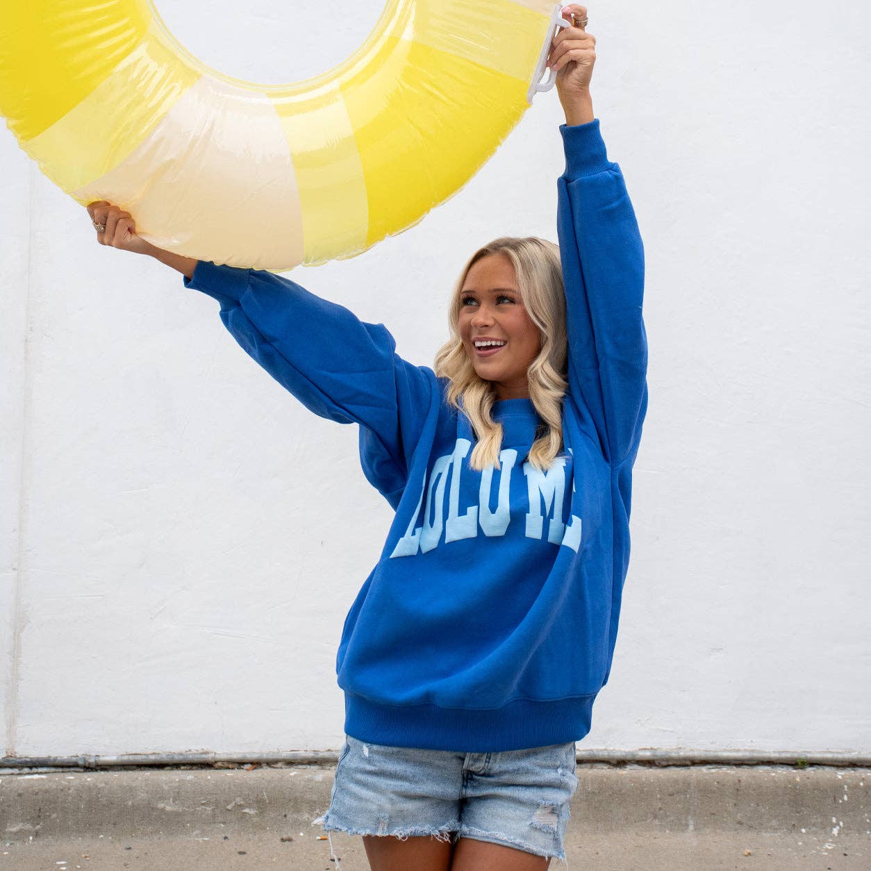 LM-SW-1007 Royal/Light Blue Puff: Royal/Light Blue / X-Large