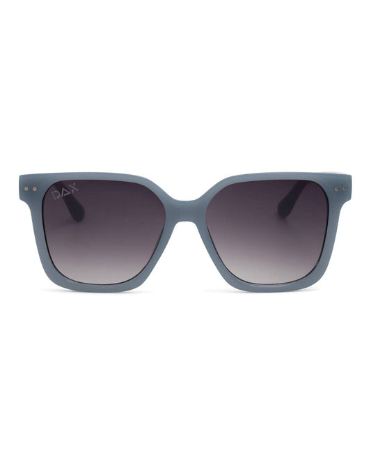 Linny - Women's Oversized Horn Frame Sunglasses: Blue