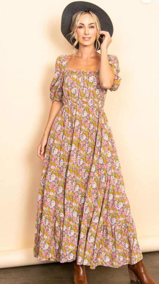 Elloh Beautiful Floral Dress