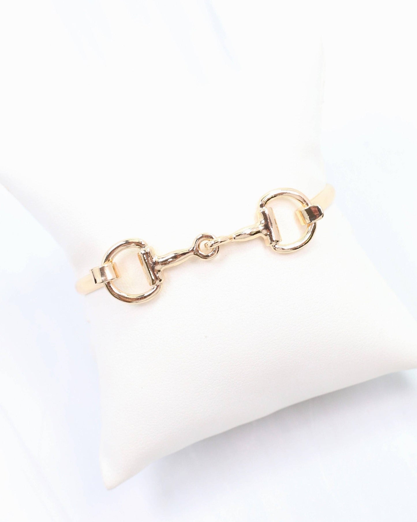 Haney Horsebit Bangle Gold: Default-Preorder est June 12