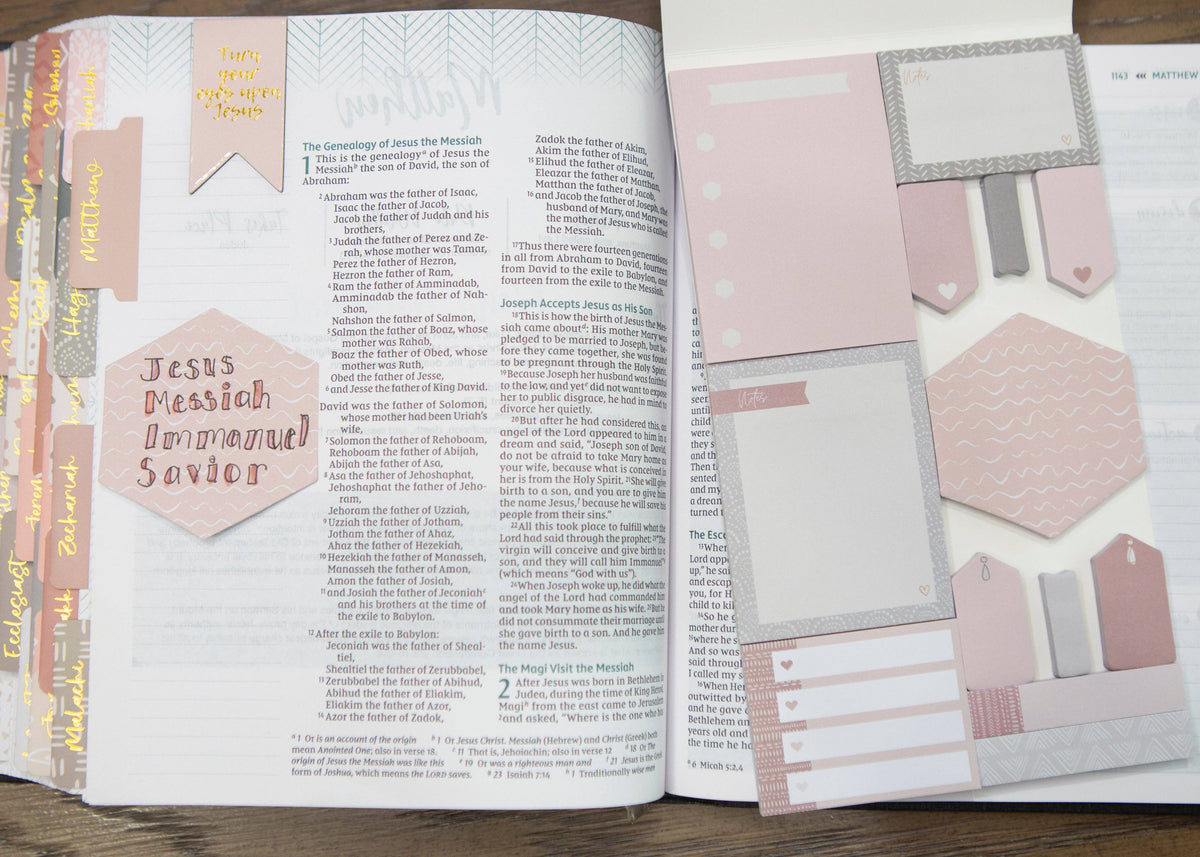Bible Study Post-It Notes | Selah Bible Study Sticky Note Set