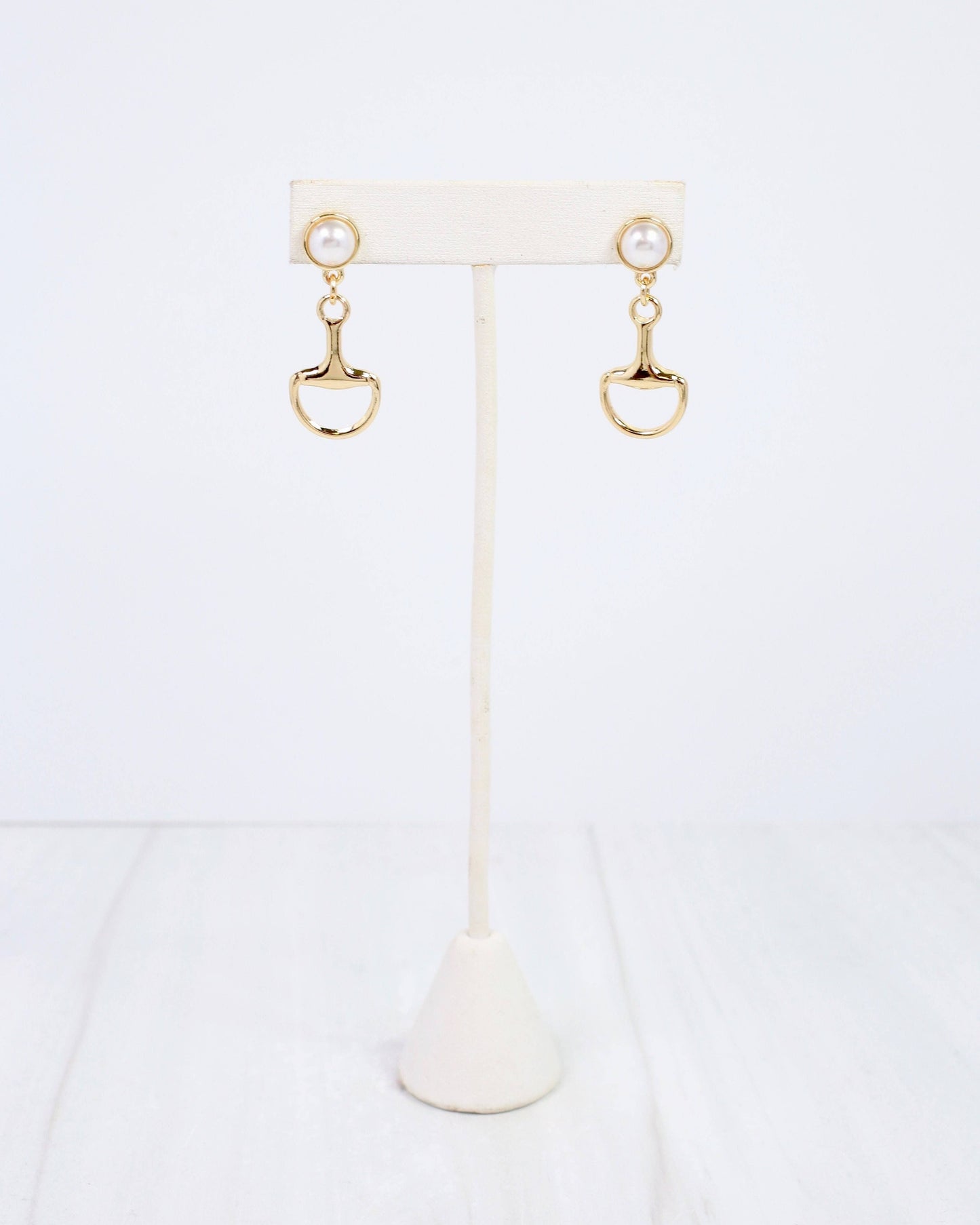 Davis Horsebit Earring Gold: Pre Order