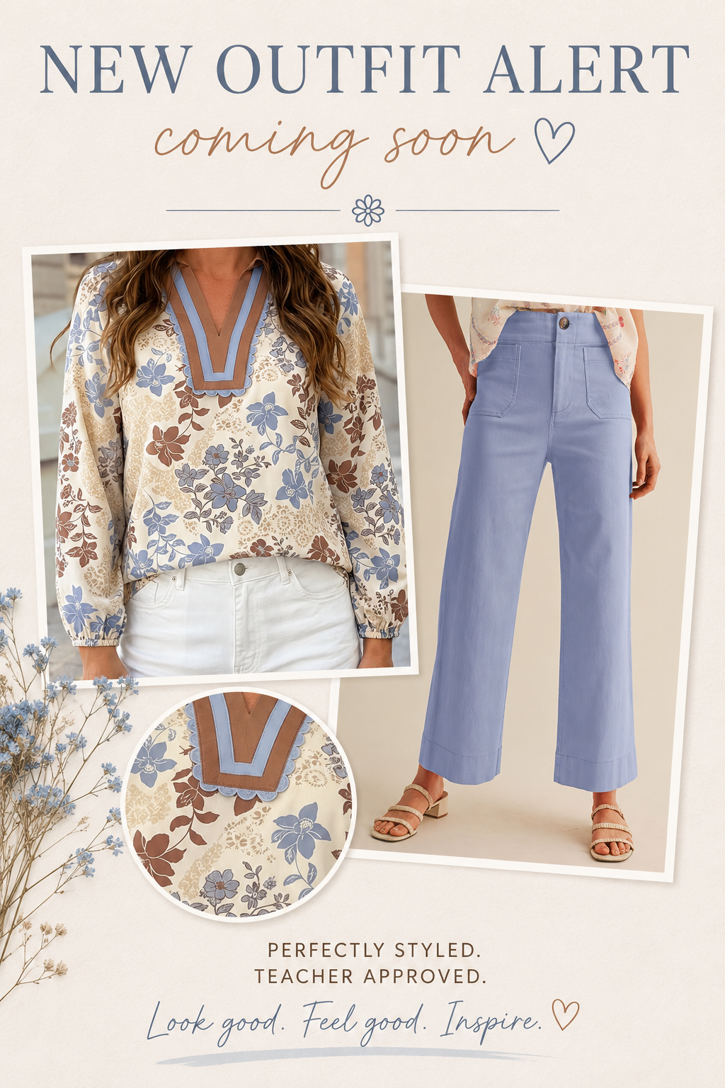 🤎 Falling for Florals Blouse