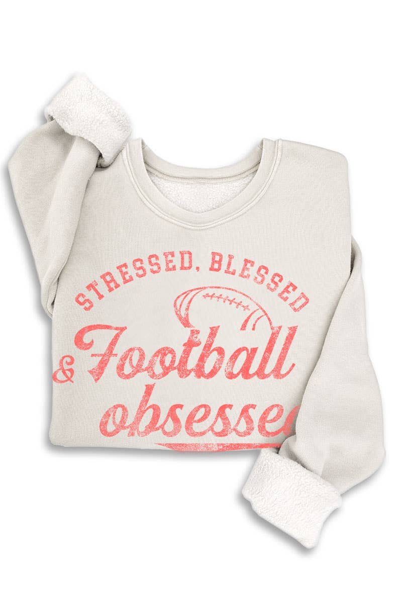 FOOTBALL OBSESSED MINERAL SWEATSHIRTS