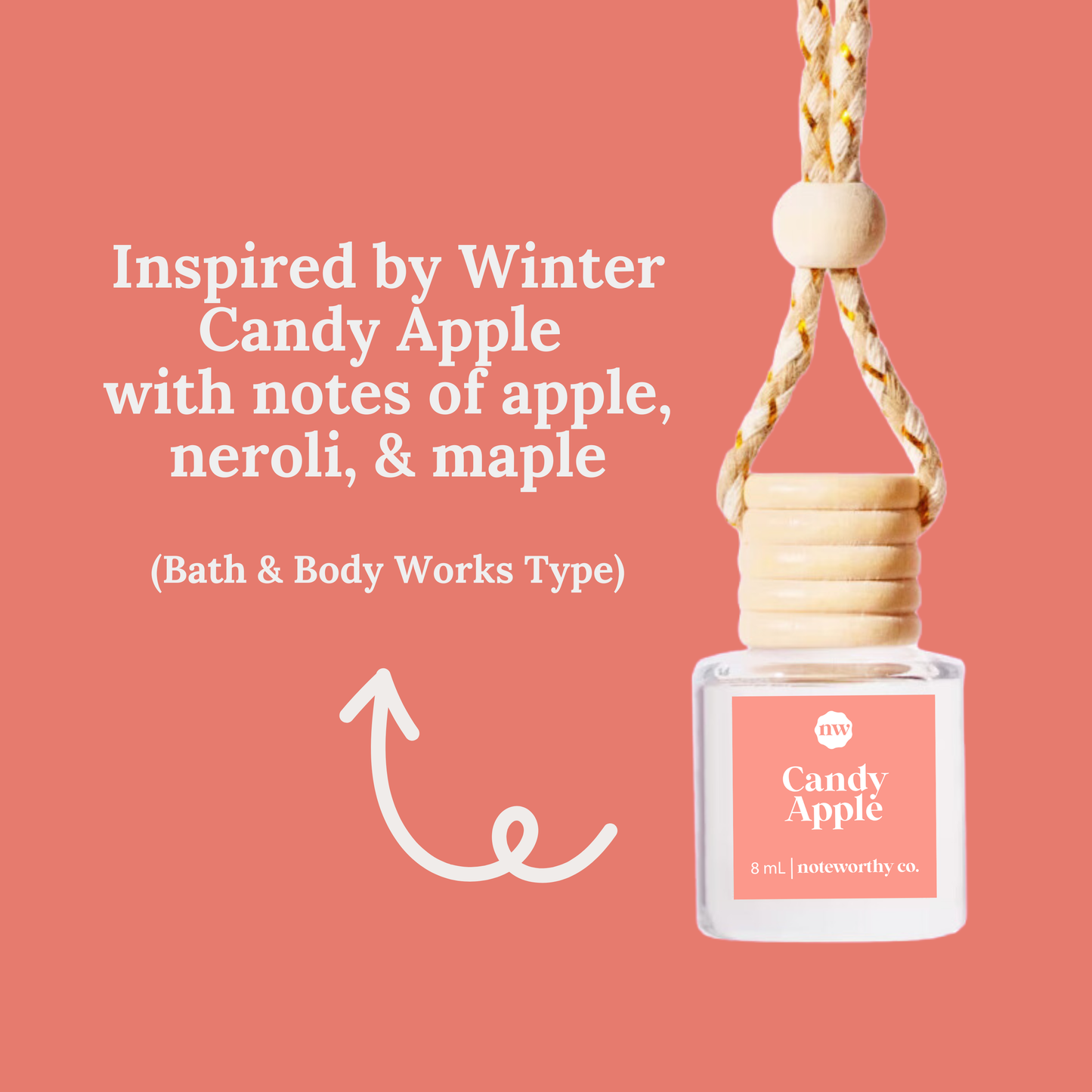 Car Diffusers | NEW Holiday Scents: Individual Mylar Bag / Candy Apple