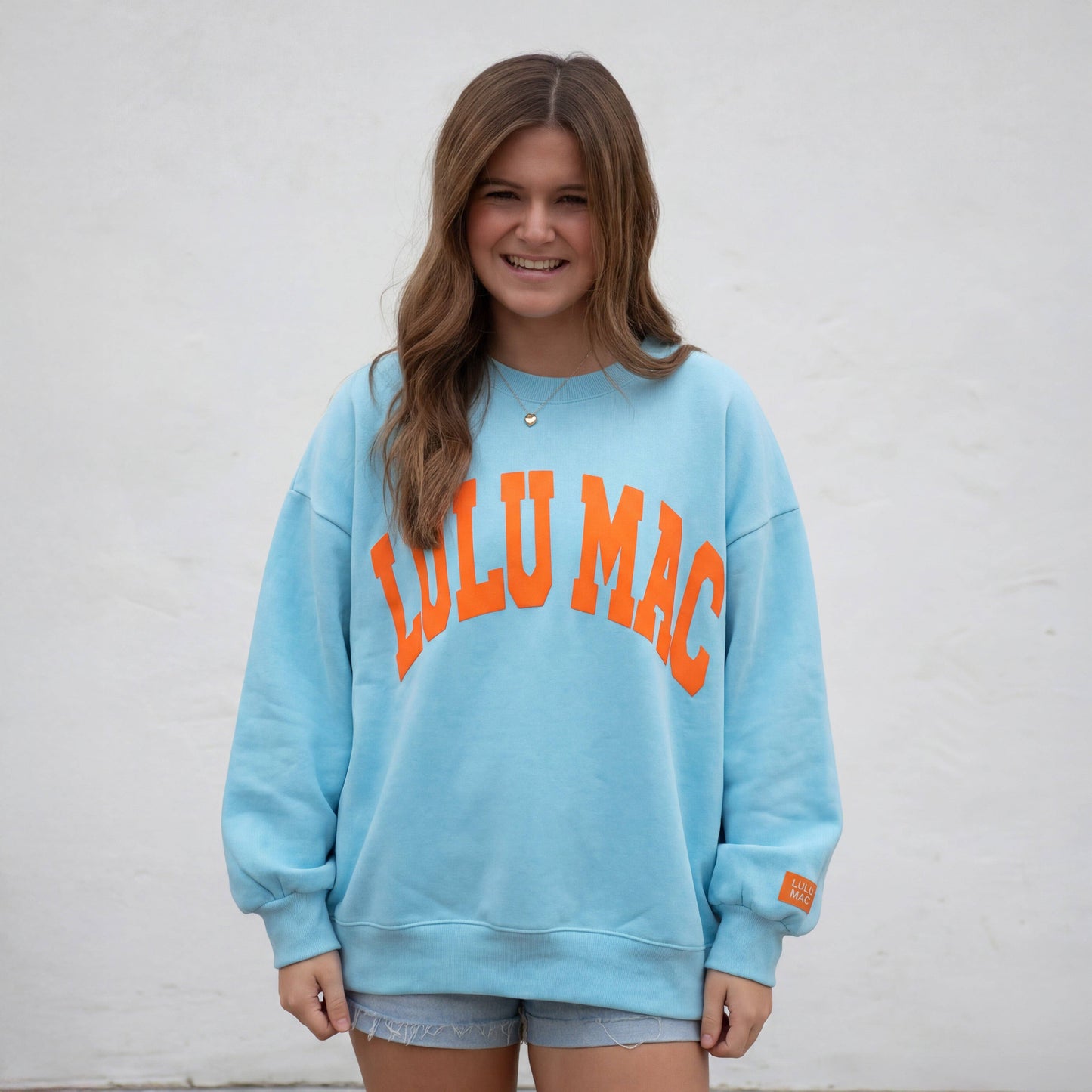 LM-SW-1007 Blue/Orange Puff: Blue/Orange / Large