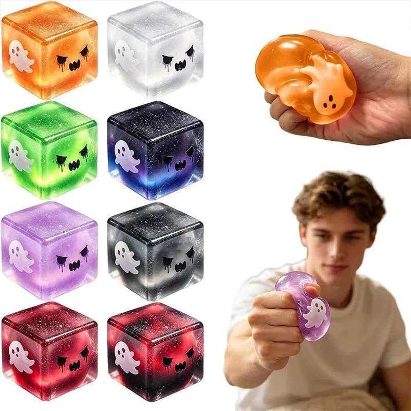 Halloween Horror Cube Slow Rising Stress Relief Squeeze Toy: Eyes