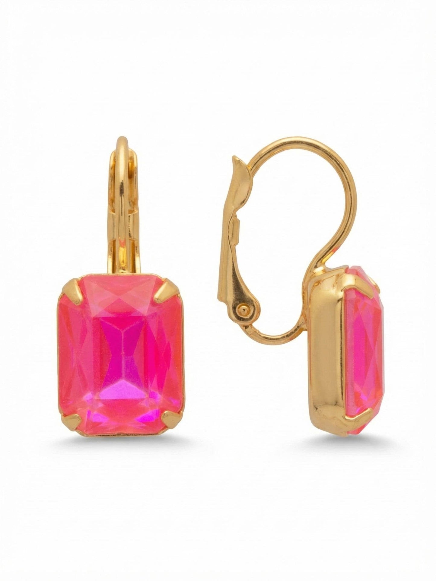 Octavia Dangle Earrings - Pink