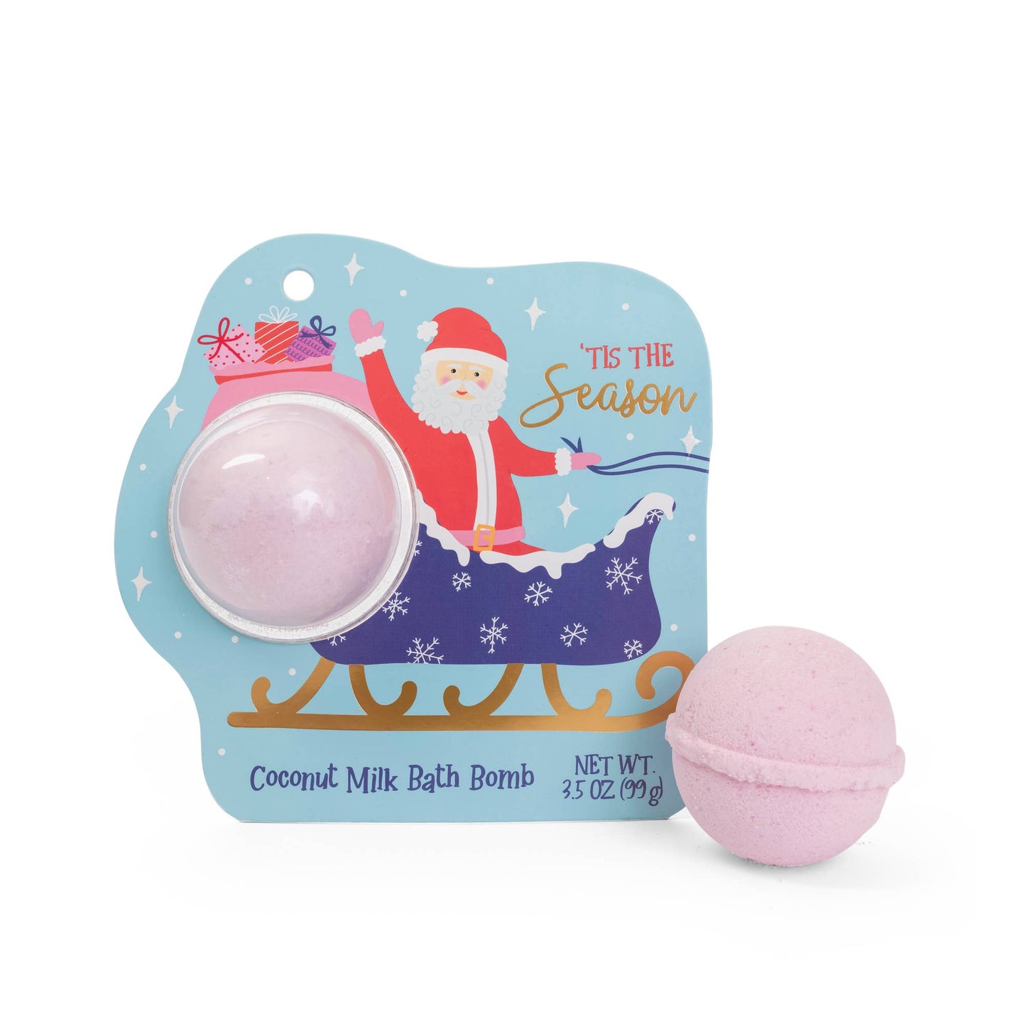 Santa Claus Christmas Clamshell Bath Bomb - Tis The Season
