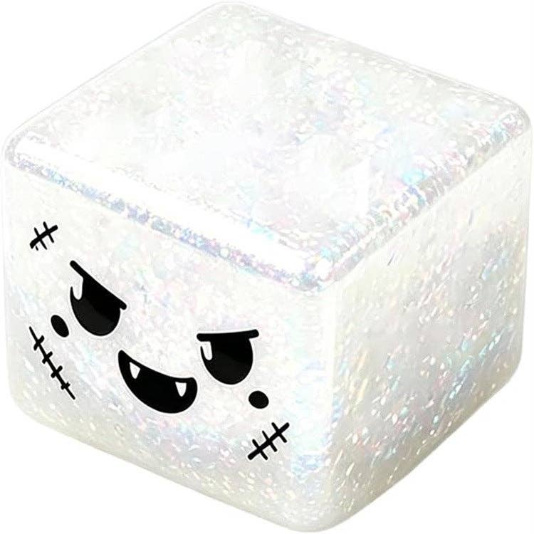 Halloween Horror Cube Slow Rising Stress Relief Squeeze Toy: Eyes