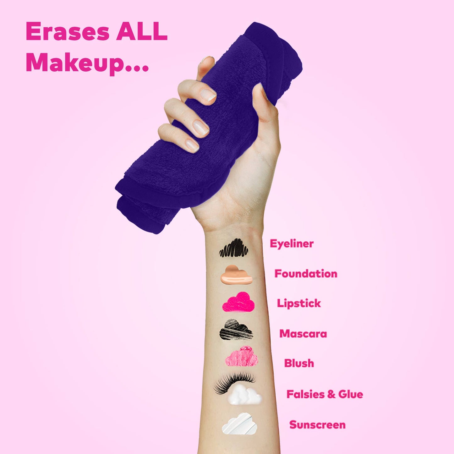 Queen Purple PRO MakeUp Eraser | SALE