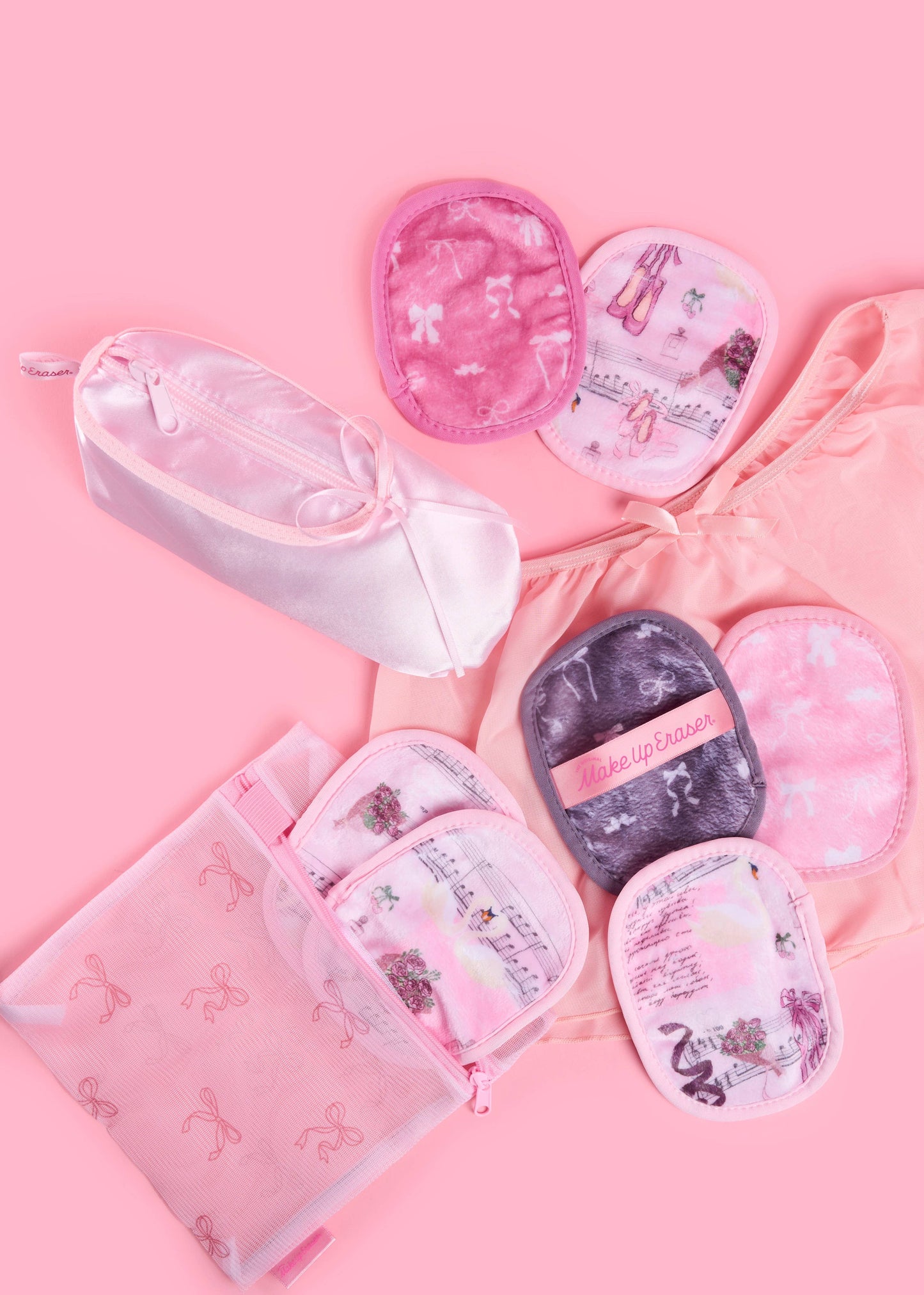 Ballet Core MakeUp Eraser 7-Day Set | Bonus Pointe Shoe Case