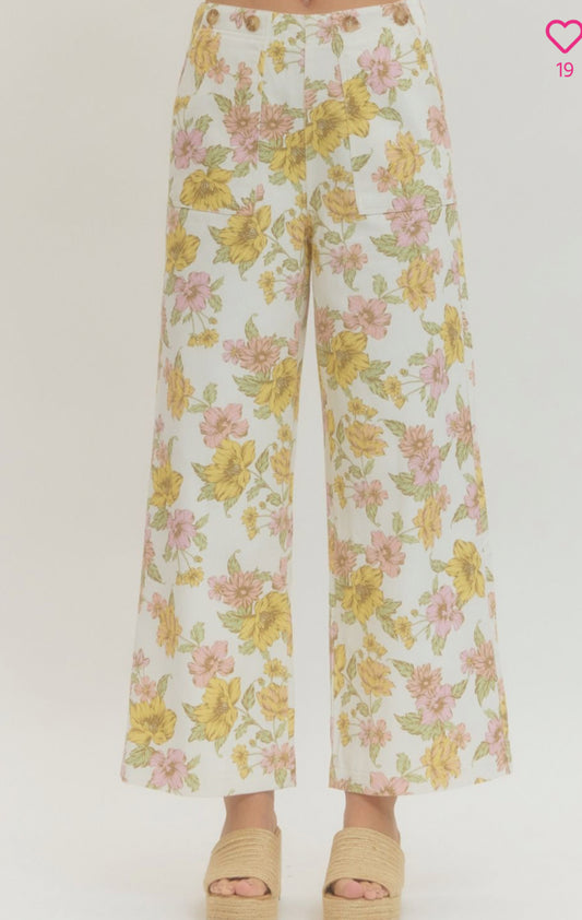ENTRO Floral Pants