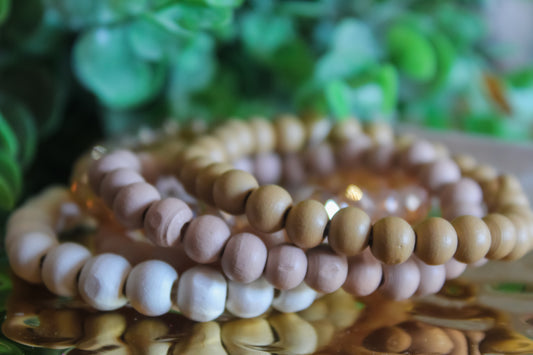 Small Wooden Stack Of 5