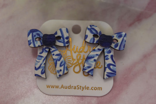 Audra Style Blue Bows